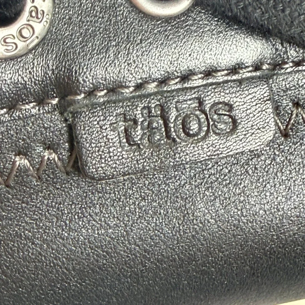 Taos Plim Soul Lux Sneakers Womens 10W Black Leather Low Top Comfort Shoes